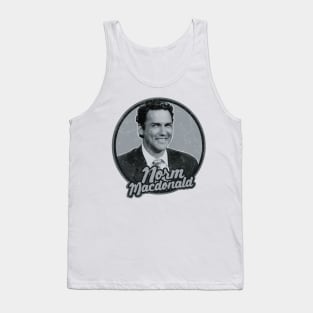 Norm MacDonald /// Retro Aesthetic Style Tank Top